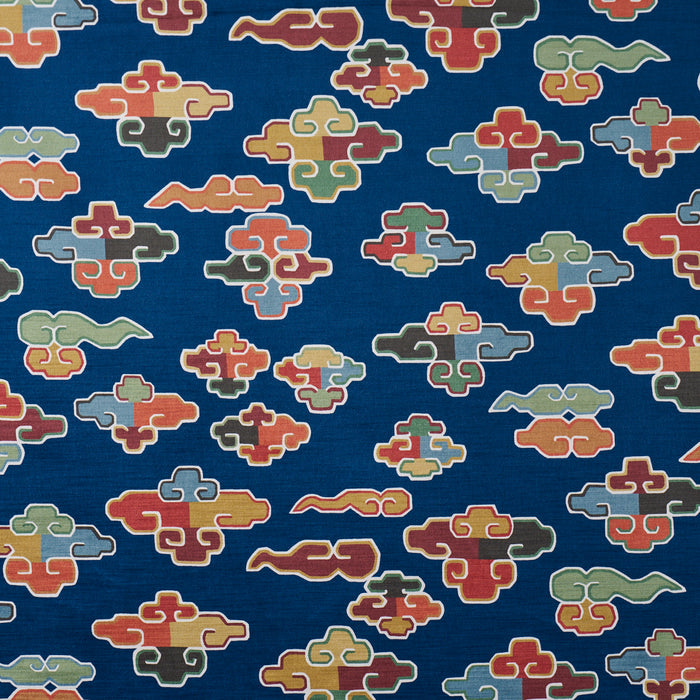 Schumacher In Dreams Velvet Midnight Fabric Sample 182802