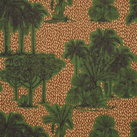 Schumacher Tropical Safari Print Orinoco Verdant Oasis Fabric 182810