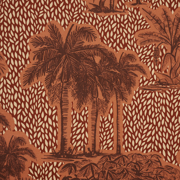 Schumacher Tropical Safari Print Sunset In Los Llanos Fabric 182811
