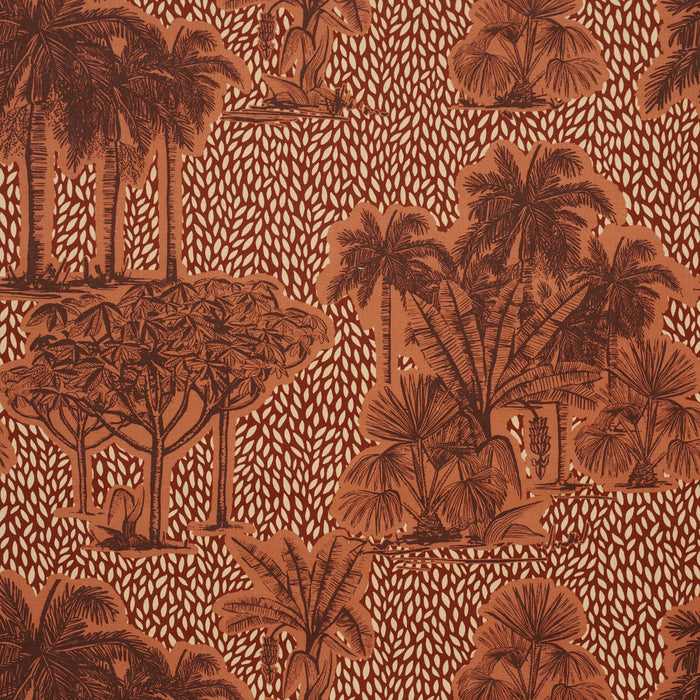 Schumacher Tropical Safari Print Sunset In Los Llanos Fabric 182811