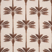 Schumacher A Palm Is A Palm Print Chocolate Meets Tobacco Fabric 182821