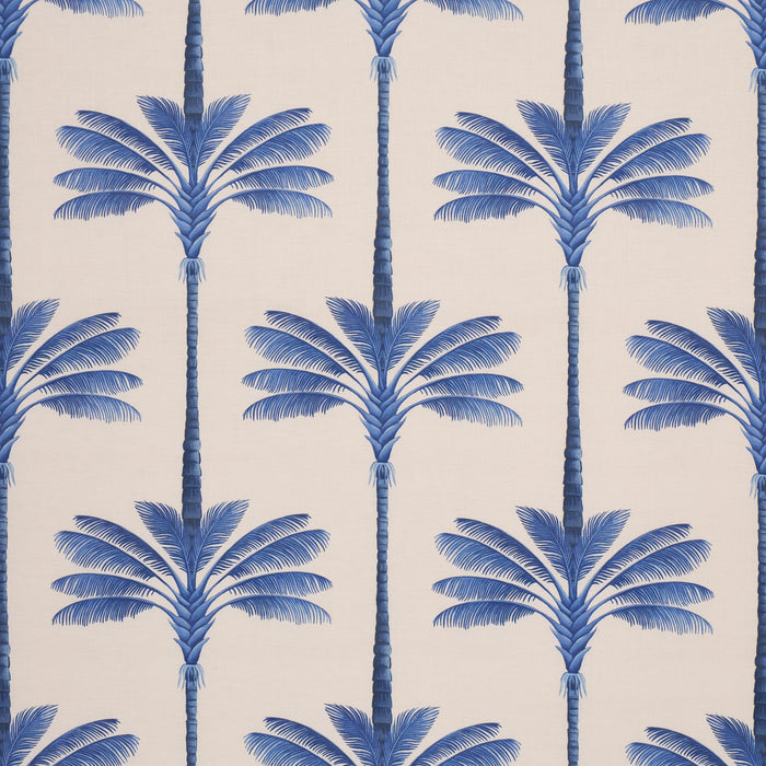 Schumacher A Palm Is A Palm Print Indigo Palm Grove Fabric 182822