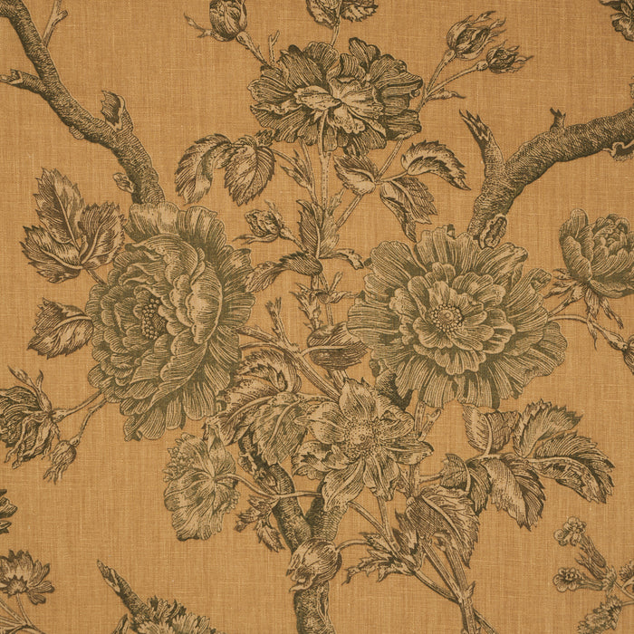 Schumacher Inverness Garden Document Fabric Sample 182830