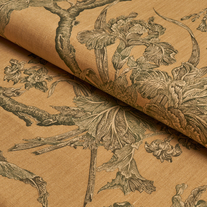 Schumacher Inverness Garden Document Fabric Sample 182830