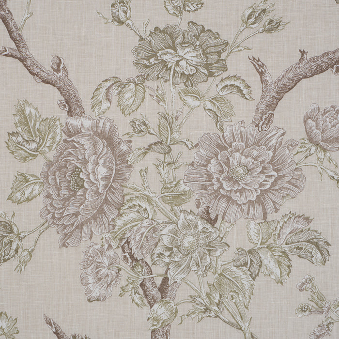 Schumacher Inverness Garden Ivory Fabric Sample 182832