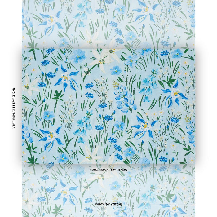 Schumacher Oz Floral Document Fabric 182851