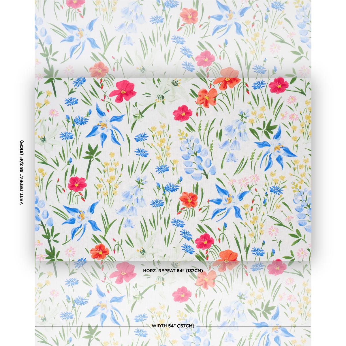 Schumacher Oz Floral Olive Fabric Sample 182852