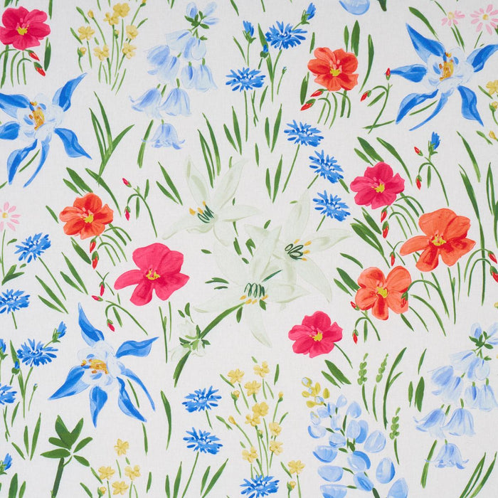 Schumacher Oz Floral Olive Fabric Sample 182852