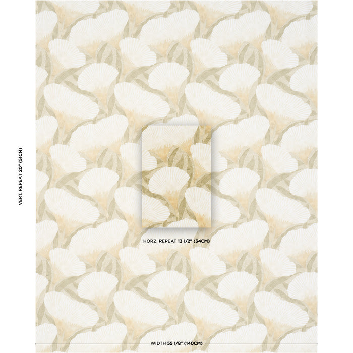 Schumacher Constance Olive Fabric Sample 182861