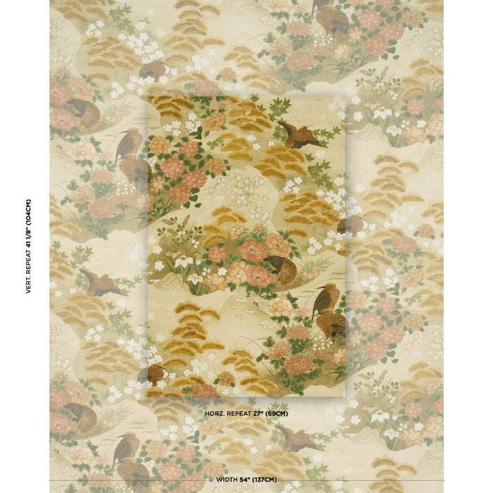 Schumacher Golden Hills Neutral Fabric 182871