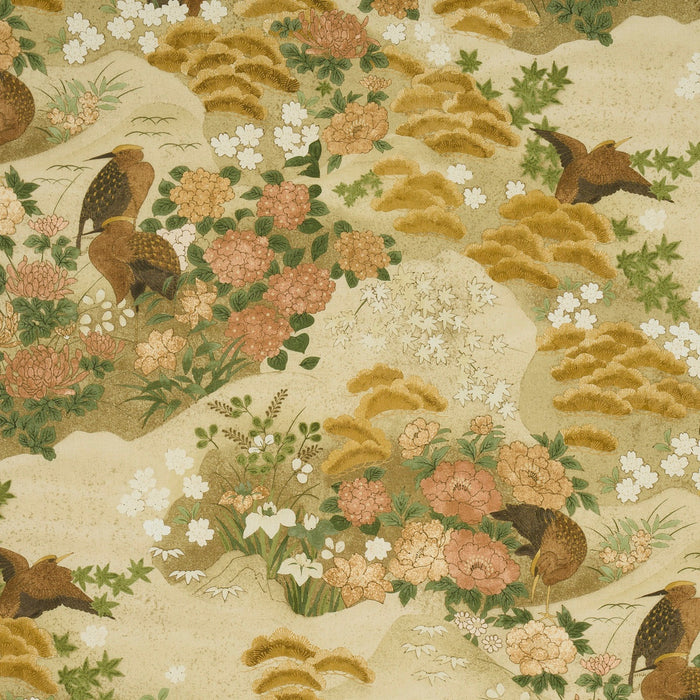 Schumacher Golden Hills Neutral Fabric Sample 182871
