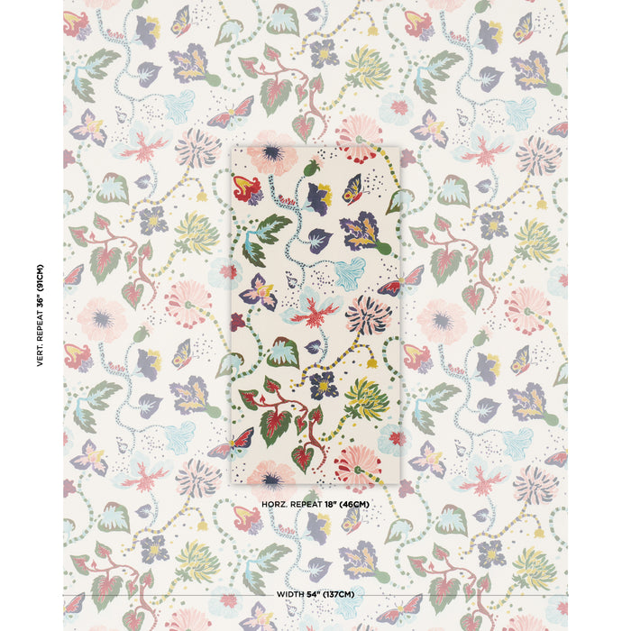 Schumacher Gloriette Multi Fabric Sample 182880