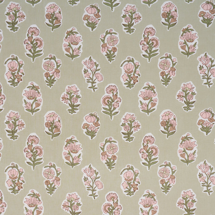 Schumacher Anessa Hand-Screen Print Petal Fabric 182891