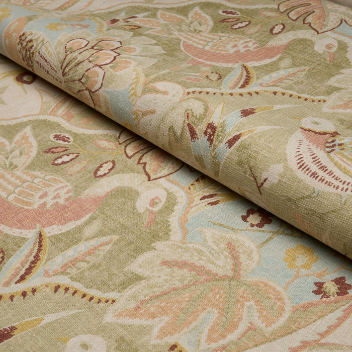 Schumacher Soraya Sage Fabric 182930