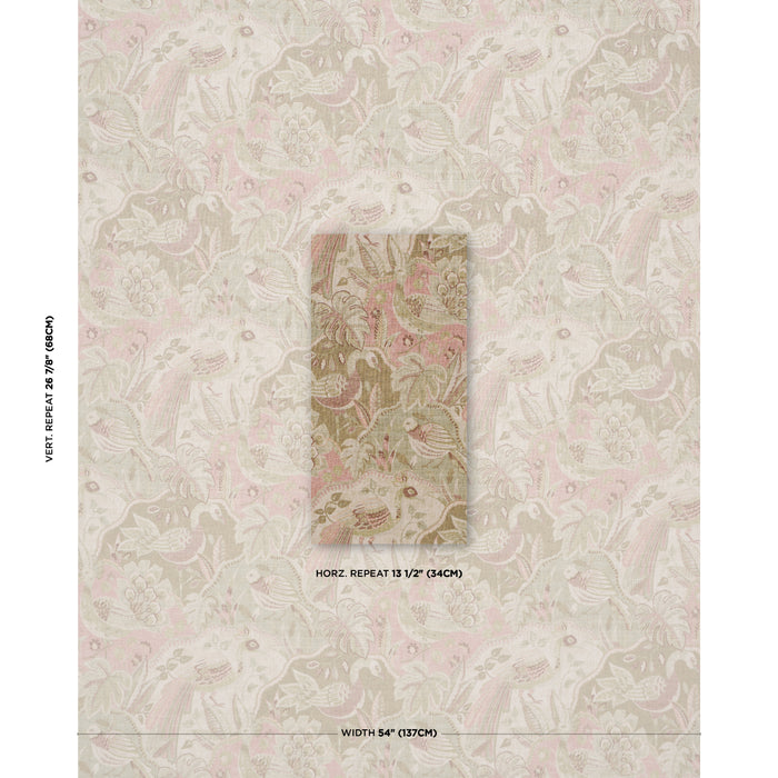 Schumacher Soraya Petal Fabric Sample 182931