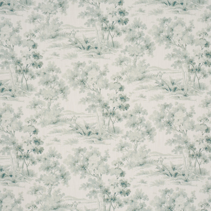 Schumacher Countryside Morning Green Fabric Sample 182960