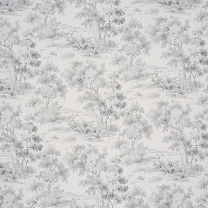 Schumacher Countryside Morning Grey Fabric Sample 182961