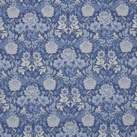 Schumacher Dahlia Garden Blue And White Fabric 182972
