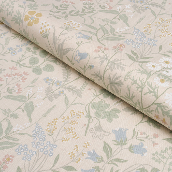 Schumacher Flora Sand Fabric Sample 182980