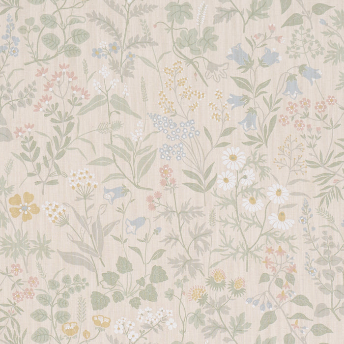 Schumacher Flora Sand Fabric Sample 182980