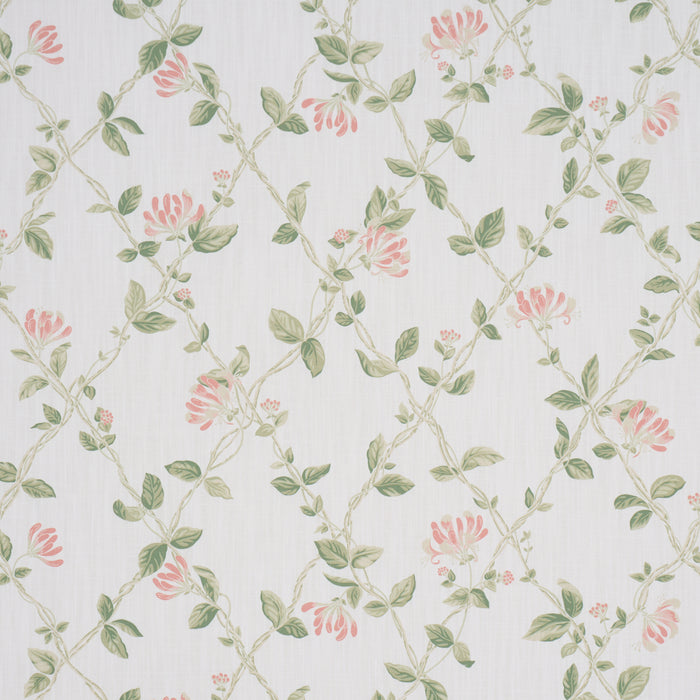 Schumacher Honeysuckle Leaf Fabric Sample 182990