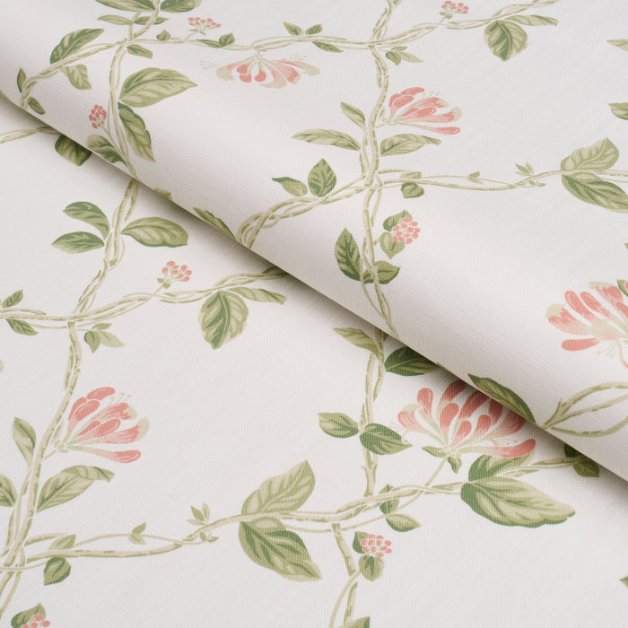 Schumacher Honeysuckle Leaf Fabric Sample 182990