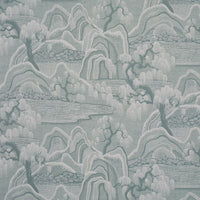 Schumacher Indigo Garden Mineral Fabric 183010