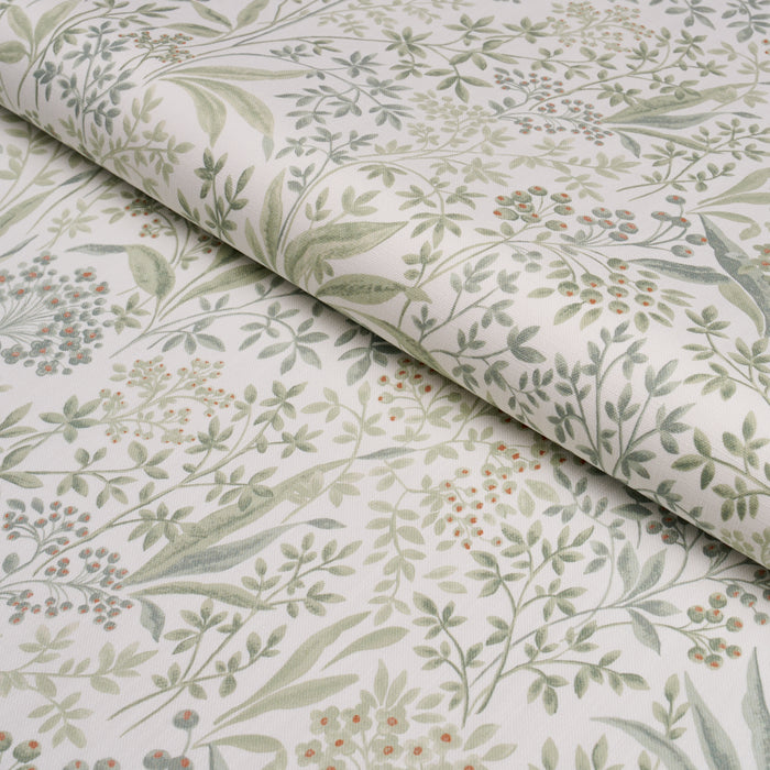 Schumacher Nocturne Sage Fabric 183020