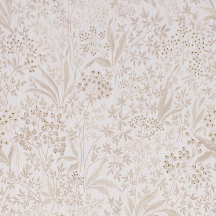 Schumacher Nocturne Stone And Gold Fabric Sample 183021