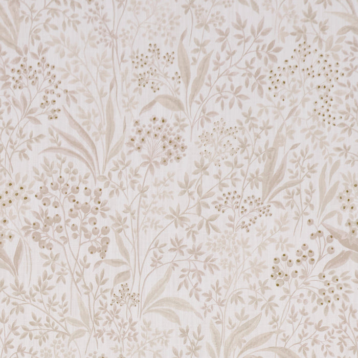 Schumacher Nocturne Stone And Gold Fabric Sample 183021