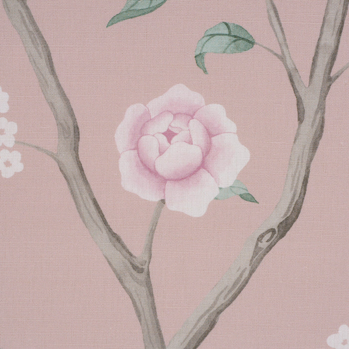 Schumacher Paradise Birds Blush Fabric 183031