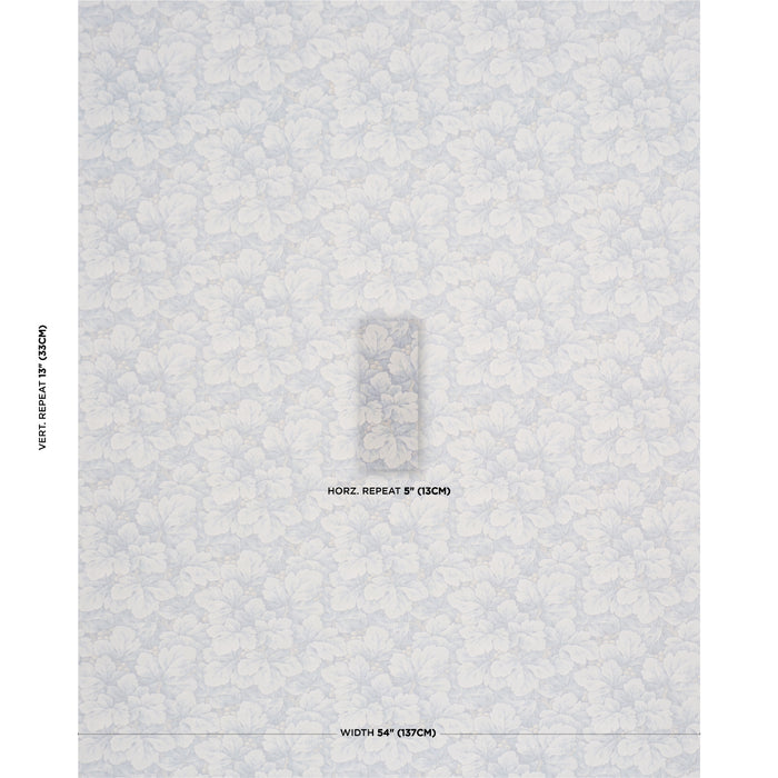 Schumacher Waldemar Soft Blue Fabric 183041