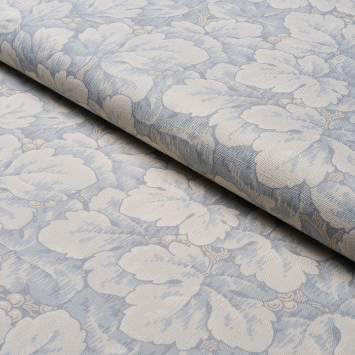 Schumacher Waldemar Soft Blue Fabric 183041
