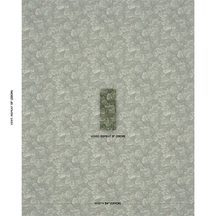 Schumacher Waldemar Spruce Fabric 183042