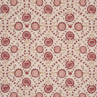 Schumacher Athena Hand-Screen Print Ruby Fabric 183051