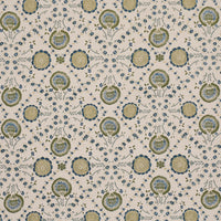 Schumacher Athena Hand-Screen Print Green Fabric 183052