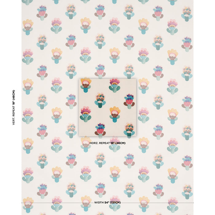 Schumacher Le Jardin Spring Fabric Sample 183090