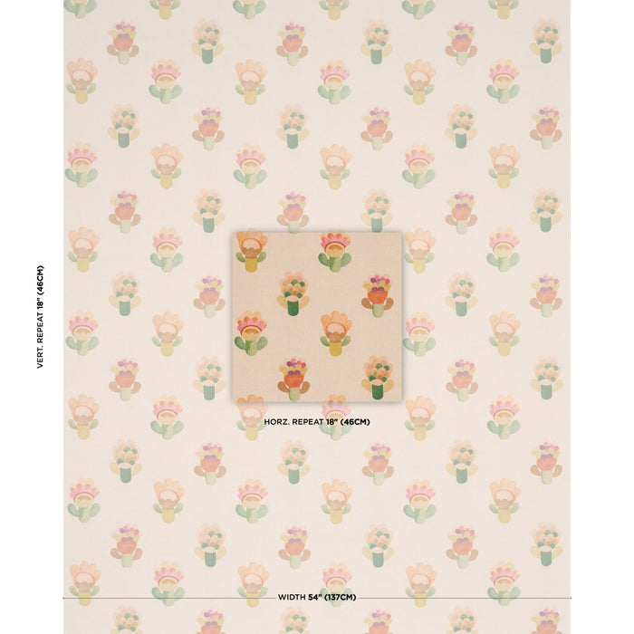 Schumacher Le Jardin Sun Fabric Sample 183091