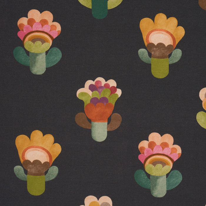 Schumacher Le Jardin Night Fabric 183092