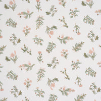 Schumacher Jeter Des Fleurs Beaded Print Moss Phlox Fabric 183110