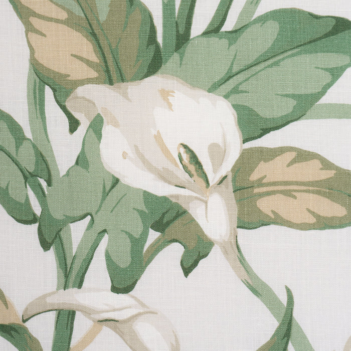 Schumacher Arum Lilies Ivory Fabric 183120