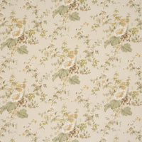 Schumacher Midsummer Hollyhock Citron Fabric 183131