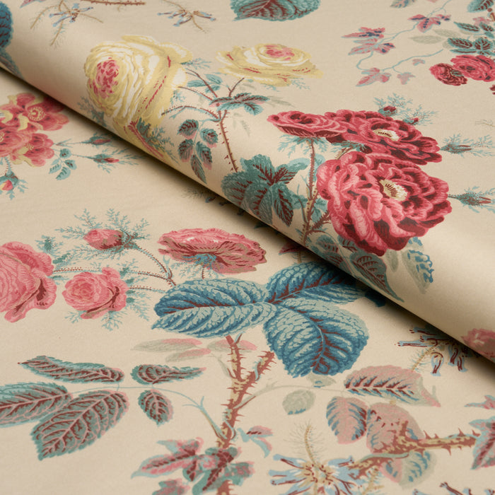 Schumacher She Walks In Beauty Chintz Document Fabric Sample 183141