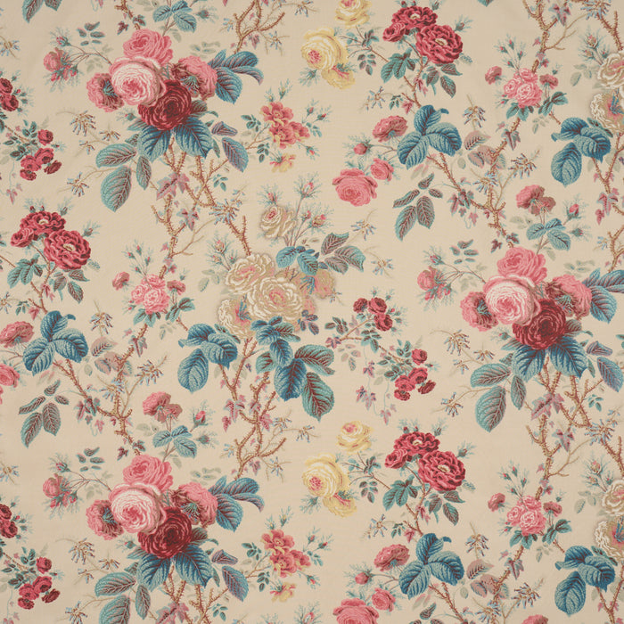 Schumacher She Walks In Beauty Chintz Document Fabric Sample 183141