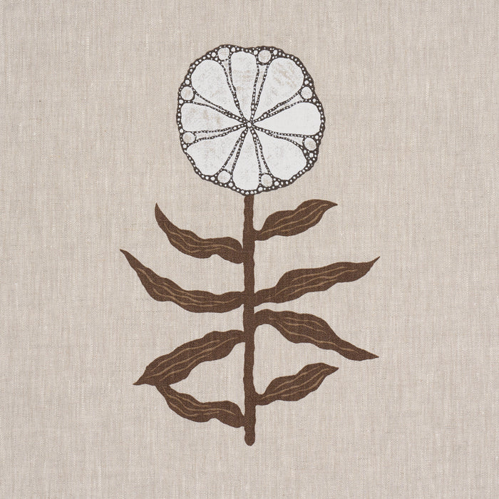 Schumacher Pretty Petals Screen-Print Birch Fabric 183150