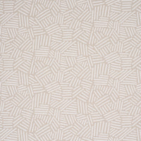Schumacher Hatchmark Hand-Print Natural Fabric 183162