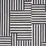 Schumacher Parson'S Stripe Hand-Print Carbon Fabric 183170
