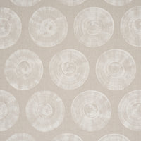 Schumacher Painted Circles Neutral Fabric 183180