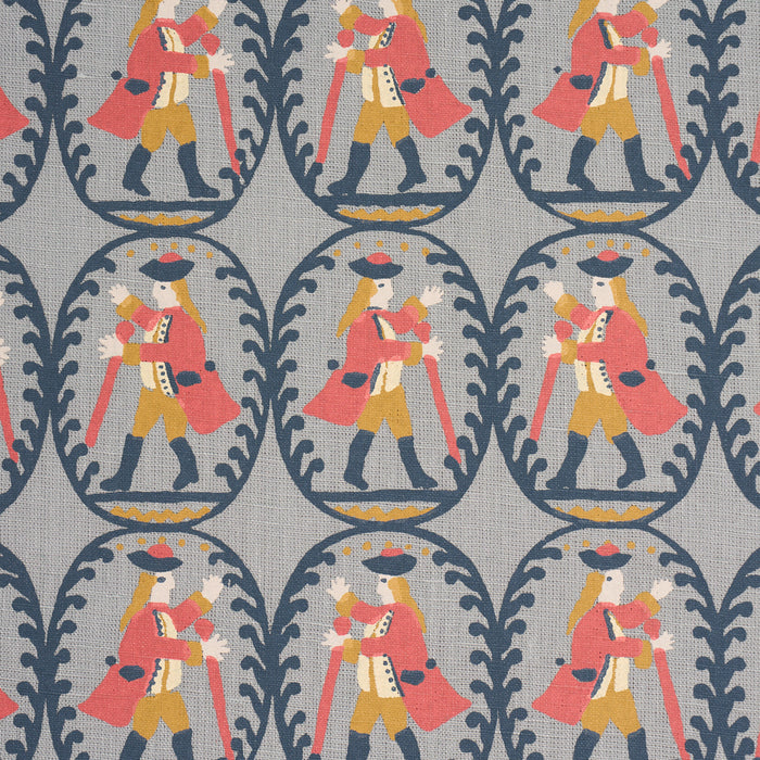 Schumacher Country Gentleman Blue Fabric 183210