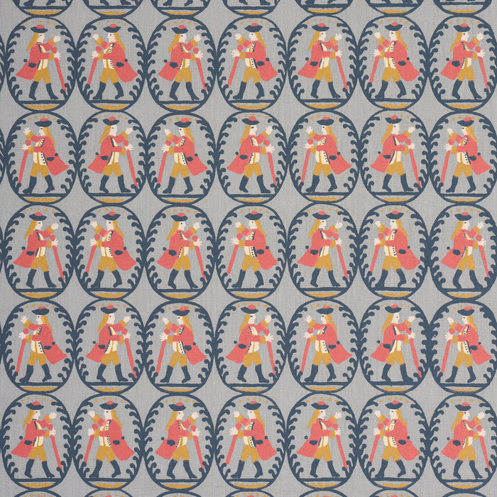 Schumacher Country Gentleman Blue Fabric 183210